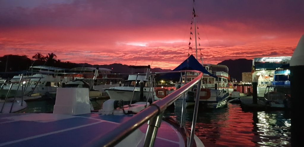 puerto vallarta fishing sunrise