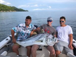 catching roosterfish in puerto vallarta fishing